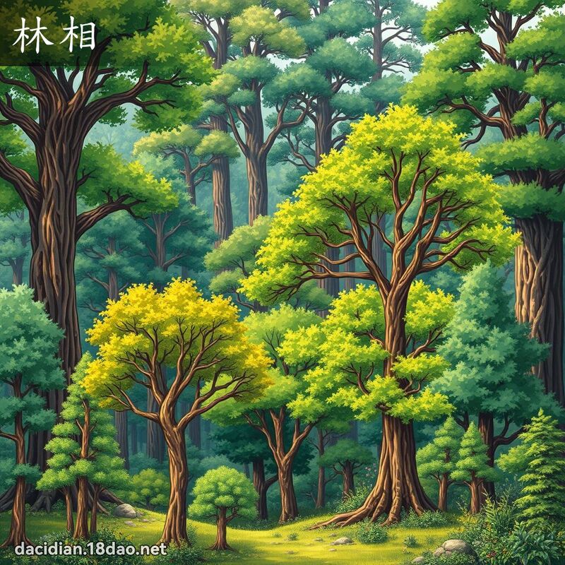 林相 - 國語大辭典配圖