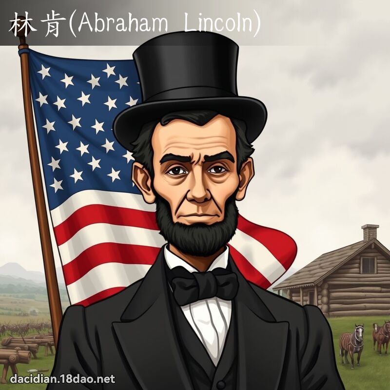 林肯(Abraham Lincoln) - 國語大辭典配圖