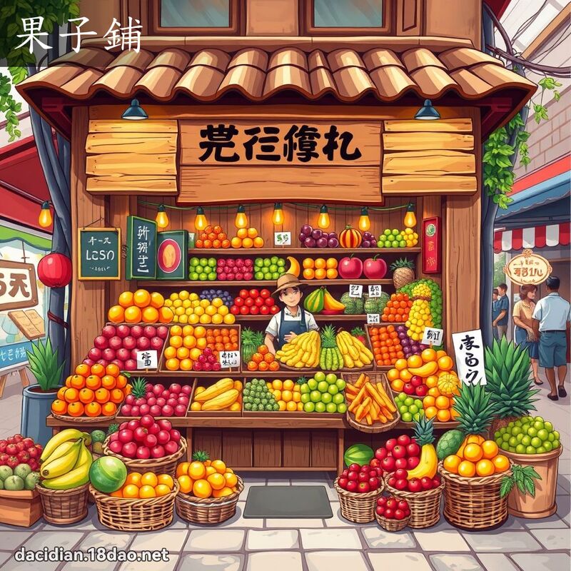 果子鋪 - 國語大辭典配圖