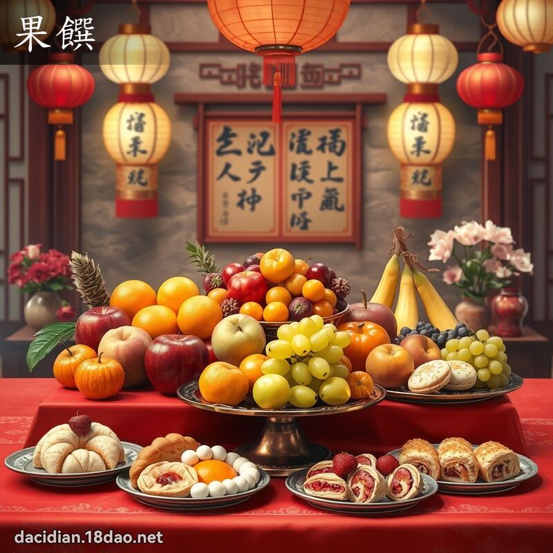 果饌 - 國語大辭典配圖
