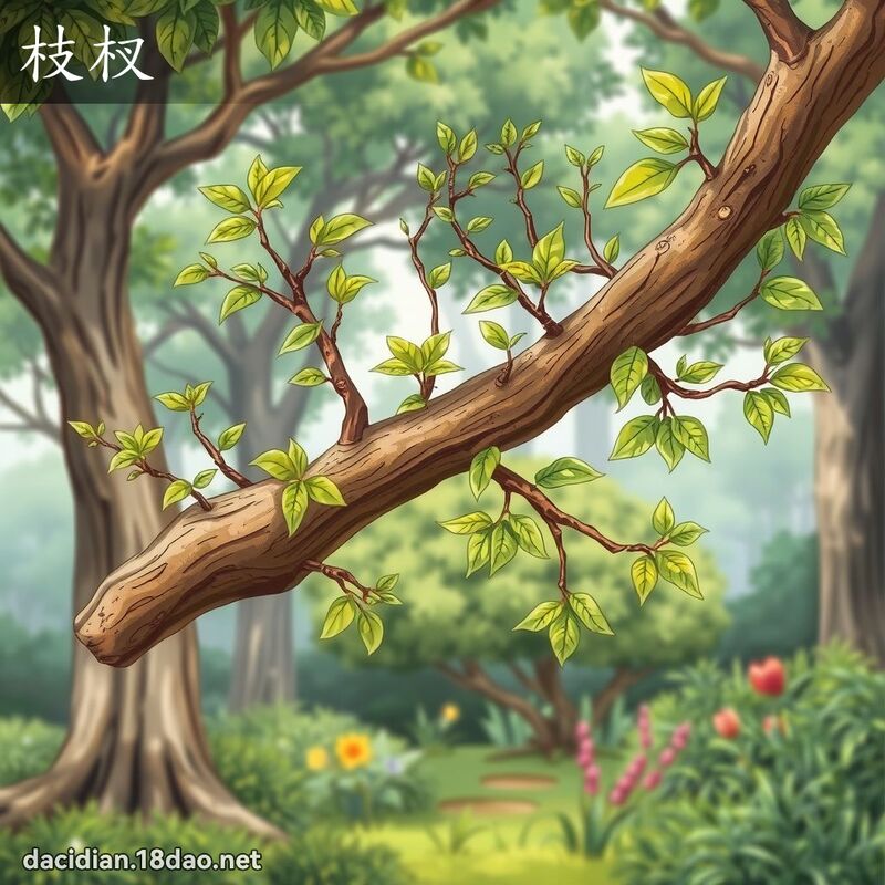 枝杈 - 国语大辞典配图