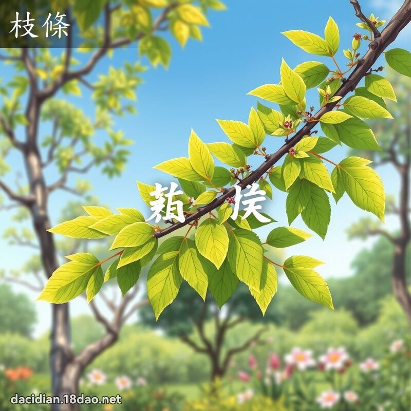 枝條 - 國語大辭典配圖