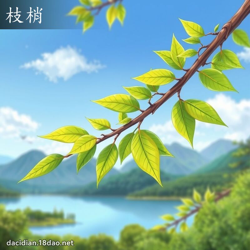 枝梢 - 國語大辭典配圖