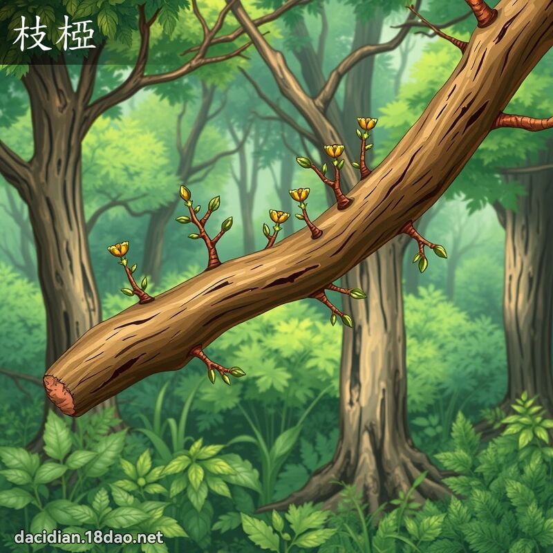 枝椏 - 國語大辭典配圖