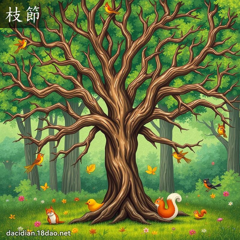 枝节 - 国语大辞典配图