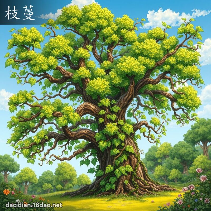 枝蔓 - 国语大辞典配图