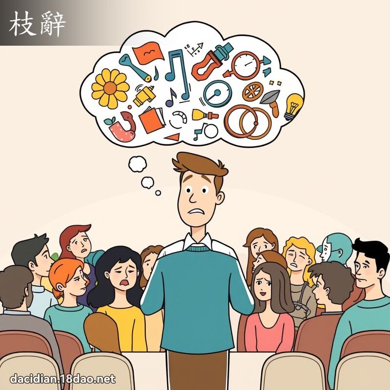枝辞 - 国语大辞典配图