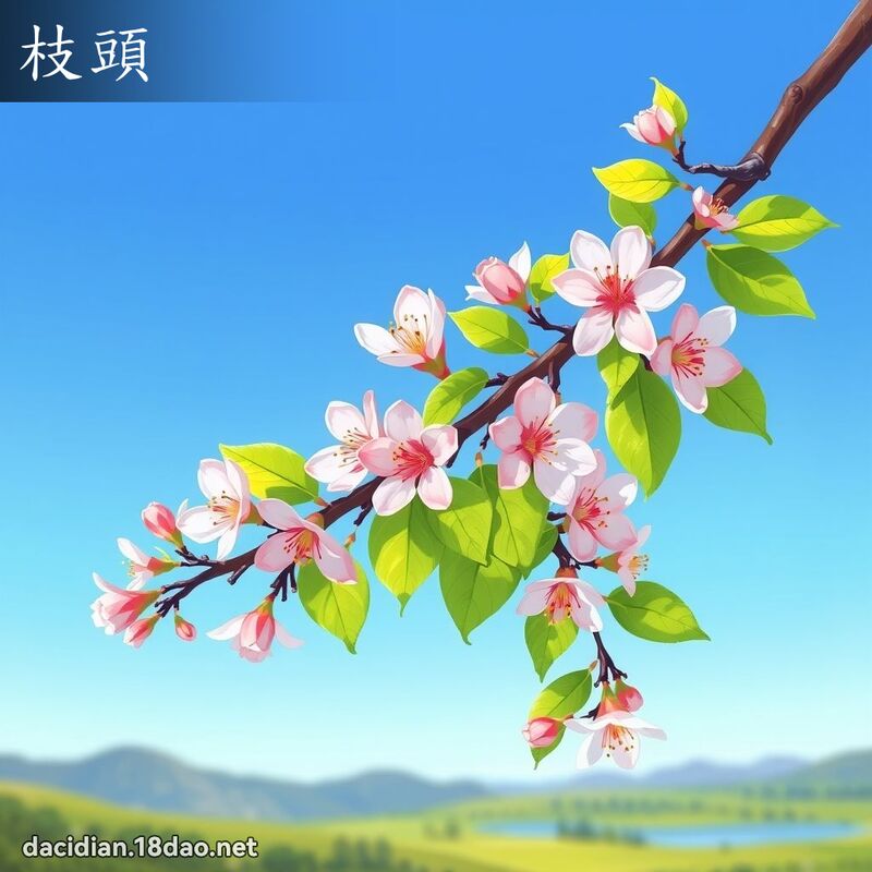 枝头 - 国语大辞典配图