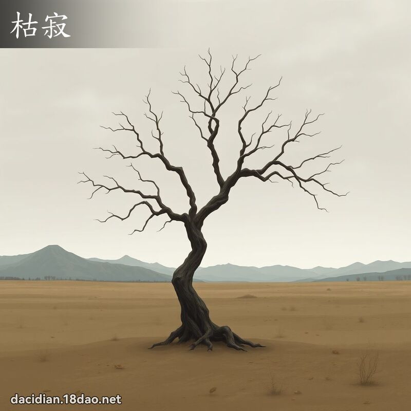枯寂 - 国语大辞典配图