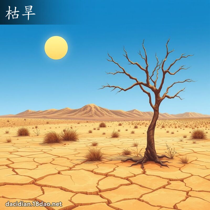 枯旱 - 國語大辭典配圖