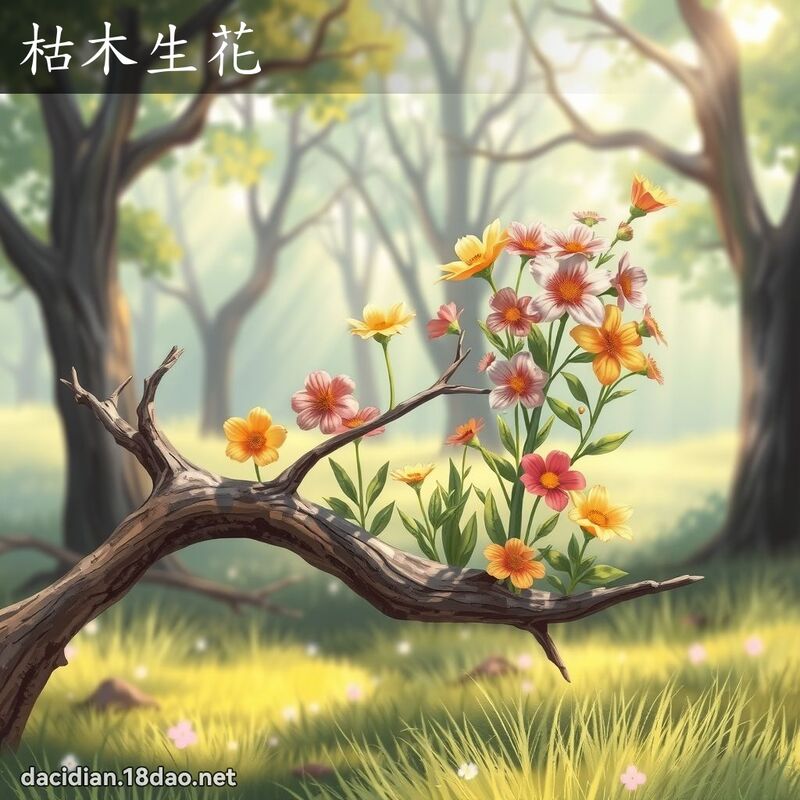 枯木生花 - 國語大辭典配圖