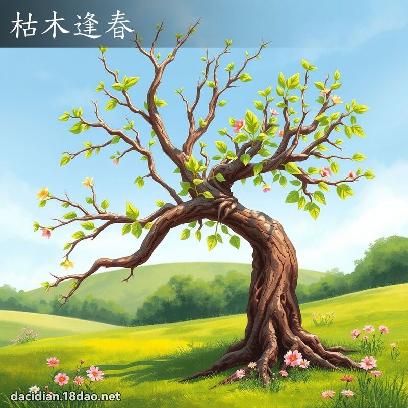 枯木逢春 - 國語大辭典配圖
