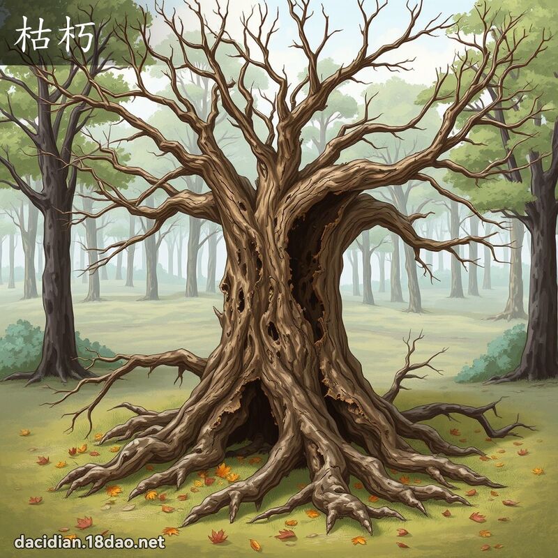 枯朽 - 國語大辭典配圖
