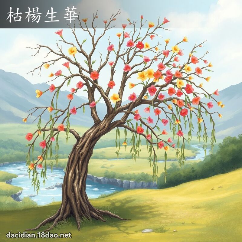 枯楊生華 - 國語大辭典配圖