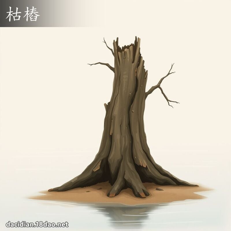 枯桩 - 国语大辞典配图