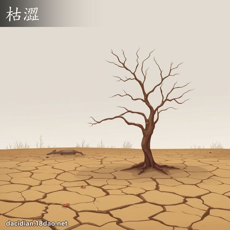 枯涩 - 国语大辞典配图