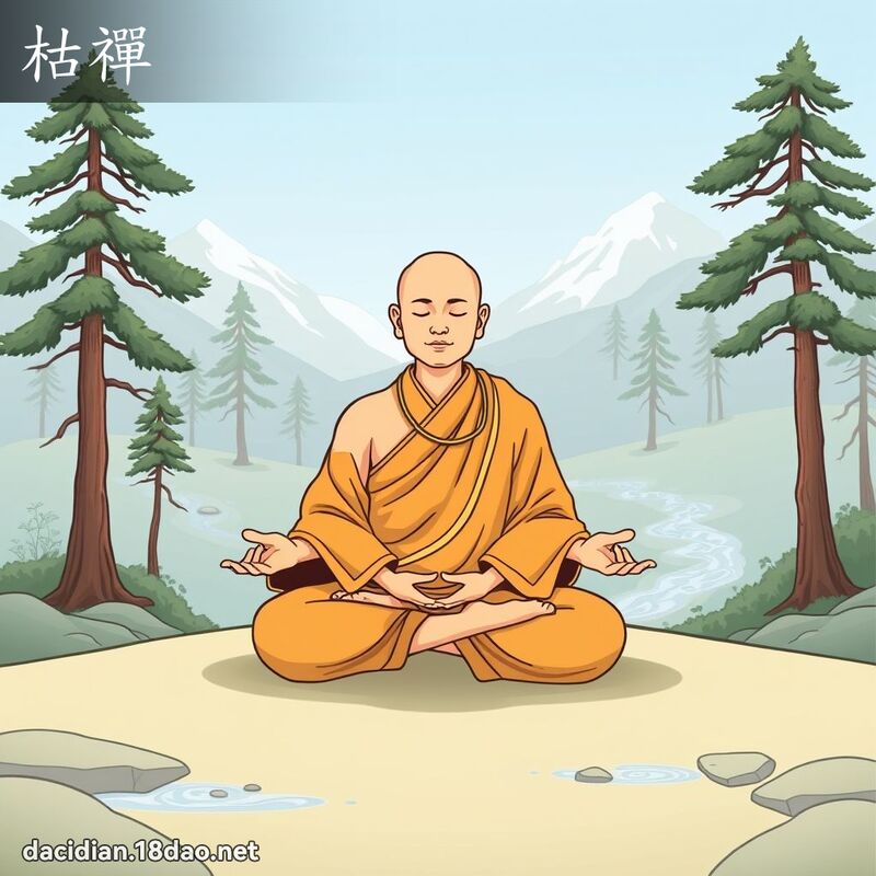 枯禪 - 国语大辞典配图