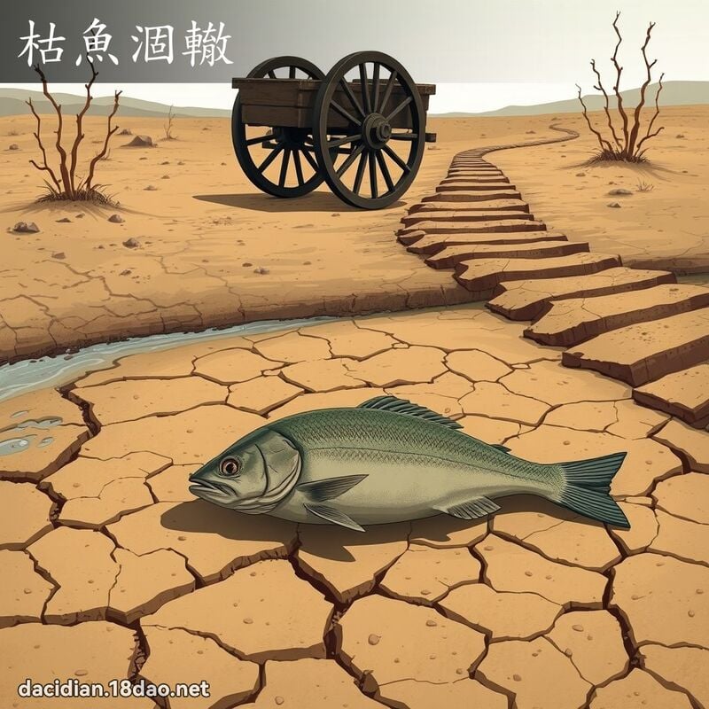 枯鱼涸辙 - 国语大辞典配图
