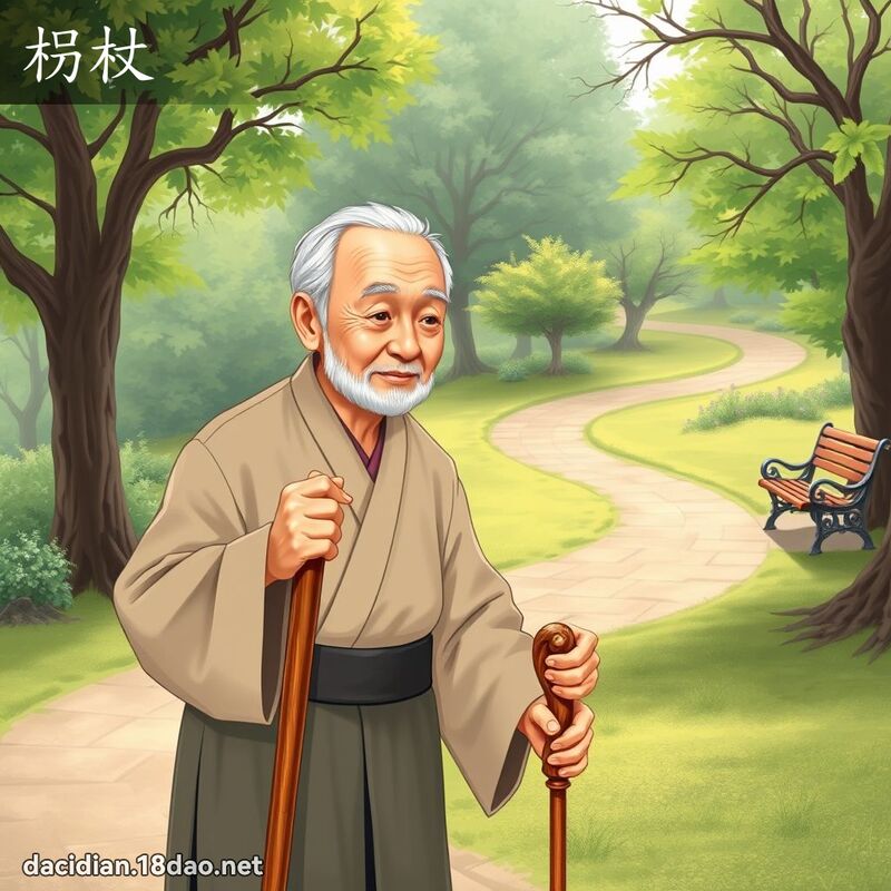 枴杖 - 国语大辞典配图