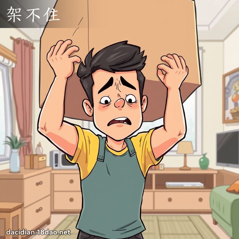 架不住 - 國語大辭典配圖