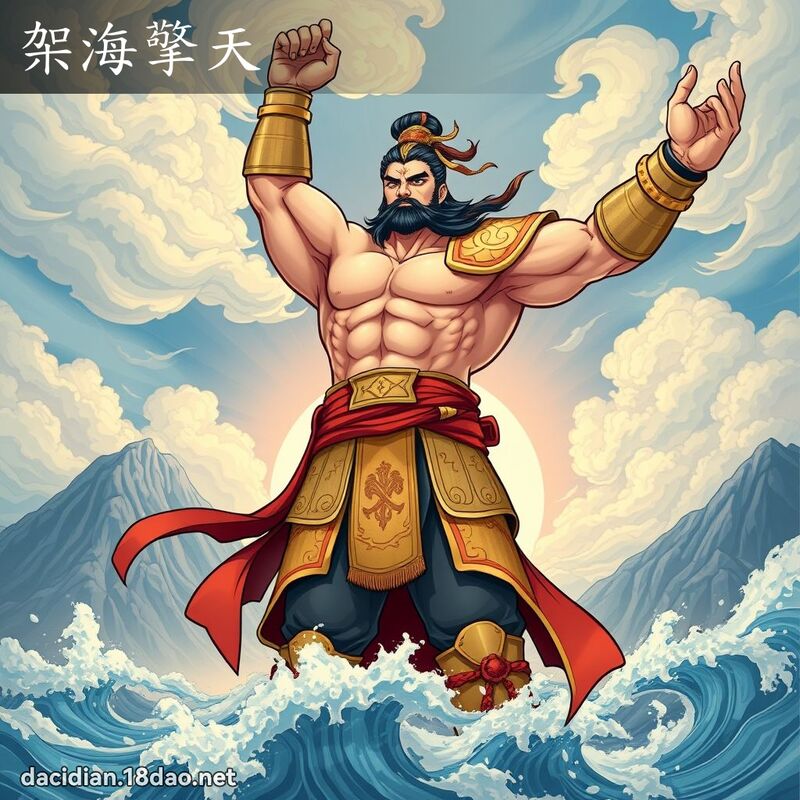 架海擎天 - 国语大辞典配图