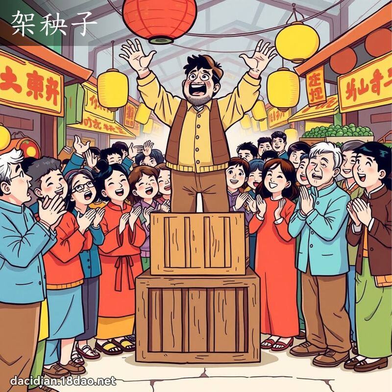架秧子 - 國語大辭典配圖