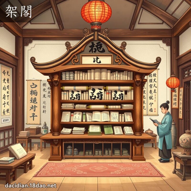 架閣 - 國語大辭典配圖