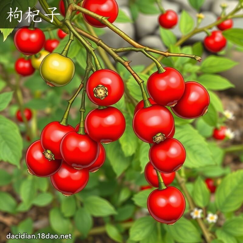 枸杞子 - 國語大辭典配圖