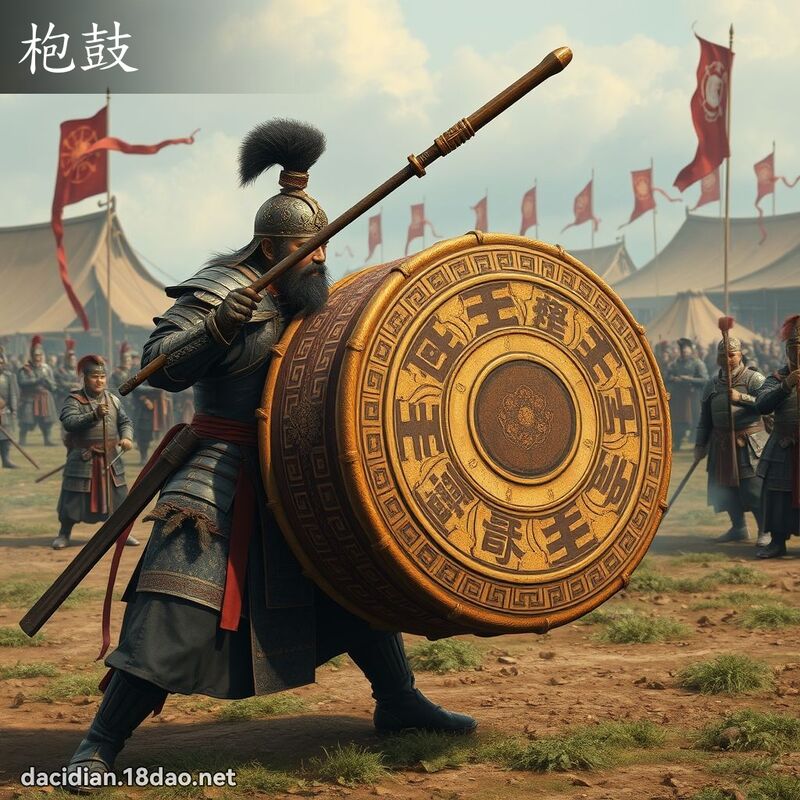 枹鼓 - 國語大辭典配圖