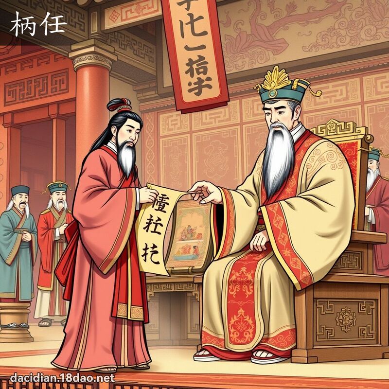 柄任 - 國語大辭典配圖