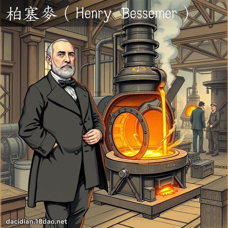 柏塞麦（Henry Bessemer） - 国语大辞典配图