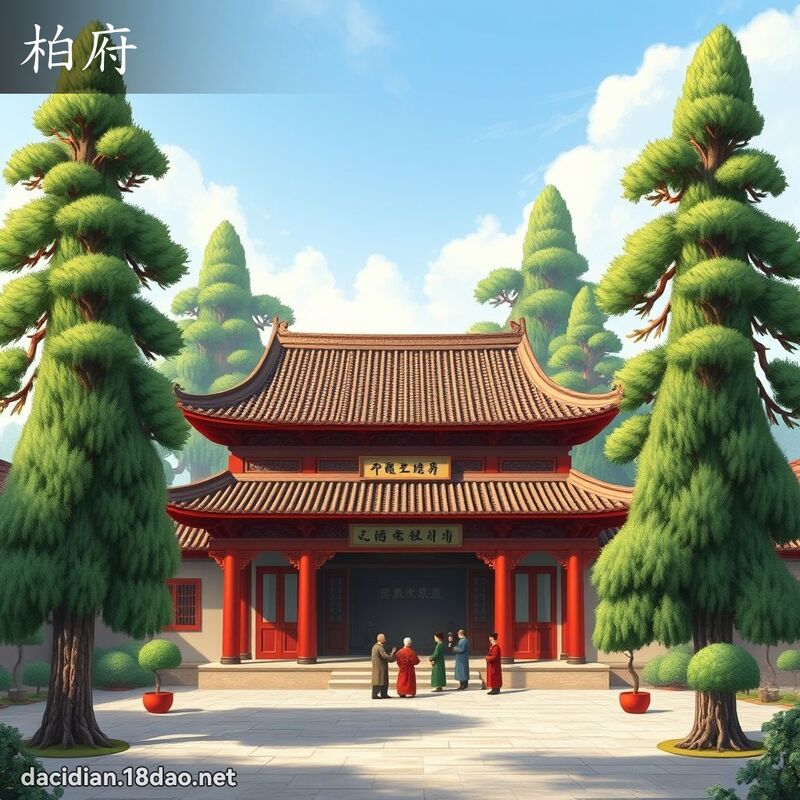 柏府 - 國語大辭典配圖