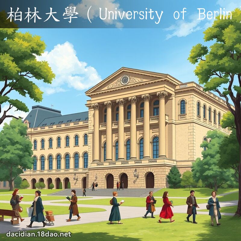 柏林大學（University of Berlin） - 國語大辭典配圖