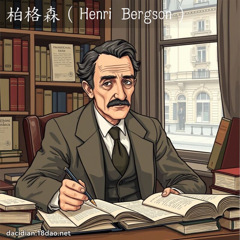 柏格森（Henri Bergson） - 國語大辭典配圖