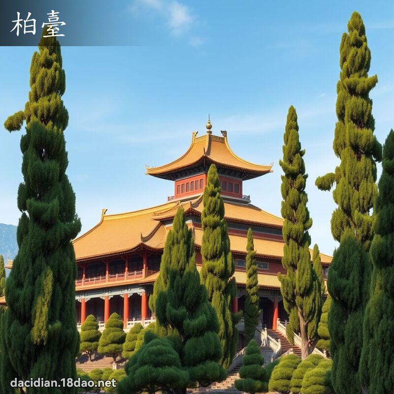 柏臺 - 國語大辭典配圖