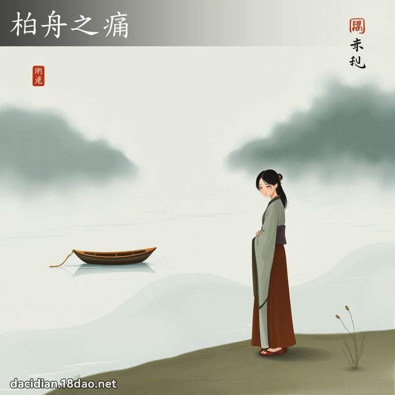 柏舟之痛 - 國語大辭典配圖