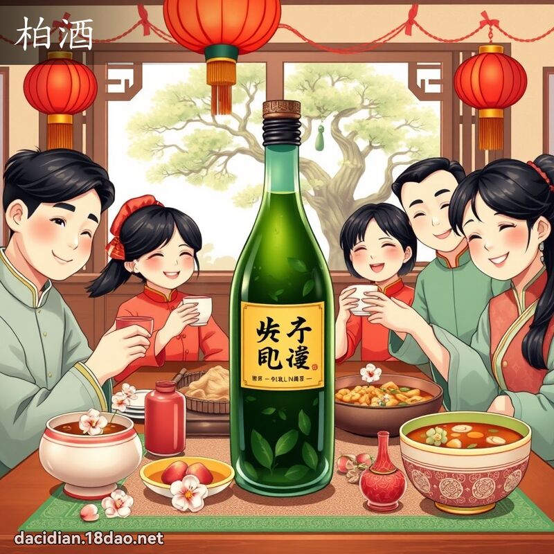 柏酒 - 國語大辭典配圖