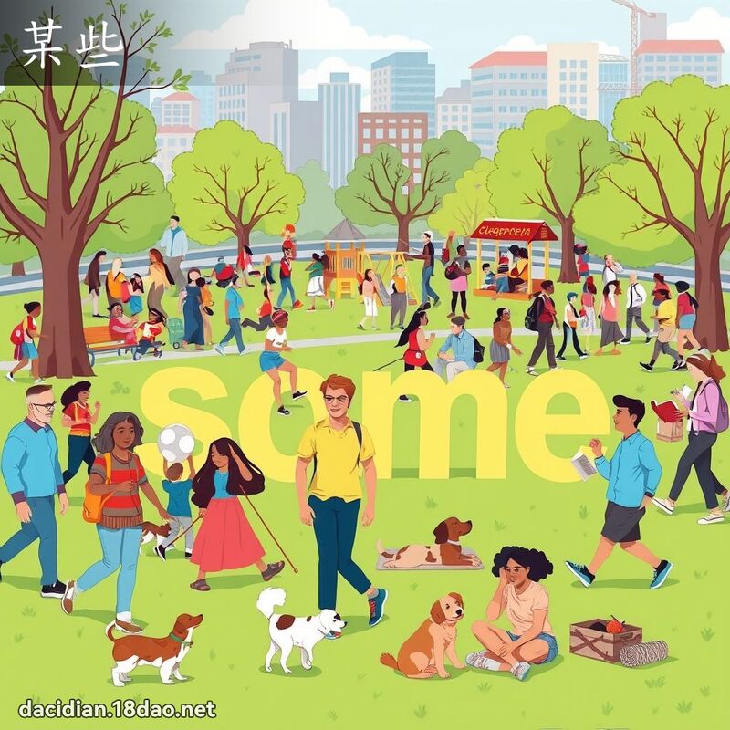 某些 - 國語大辭典配圖