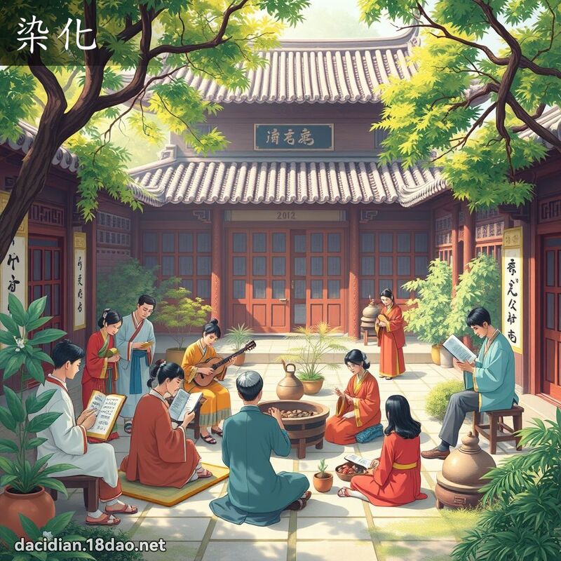染化 - 國語大辭典配圖