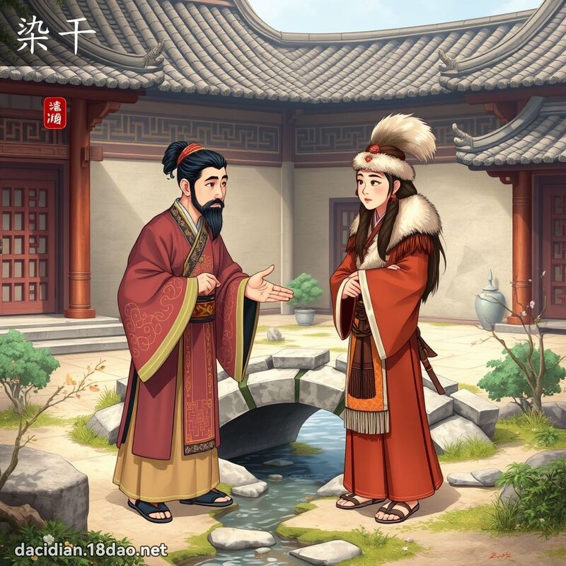 染干 - 國語大辭典配圖