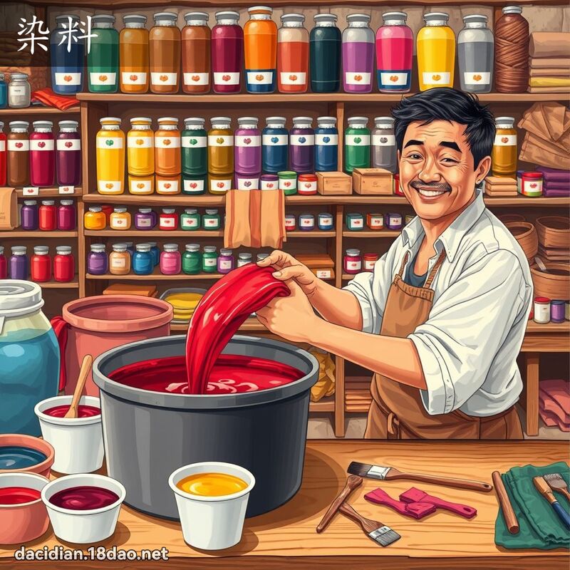 染料 - 國語大辭典配圖