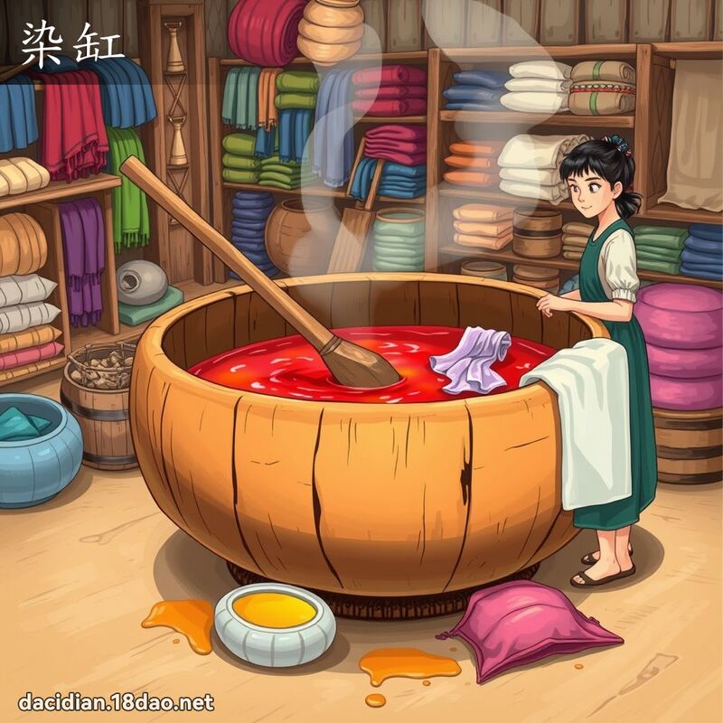 染缸 - 國語大辭典配圖