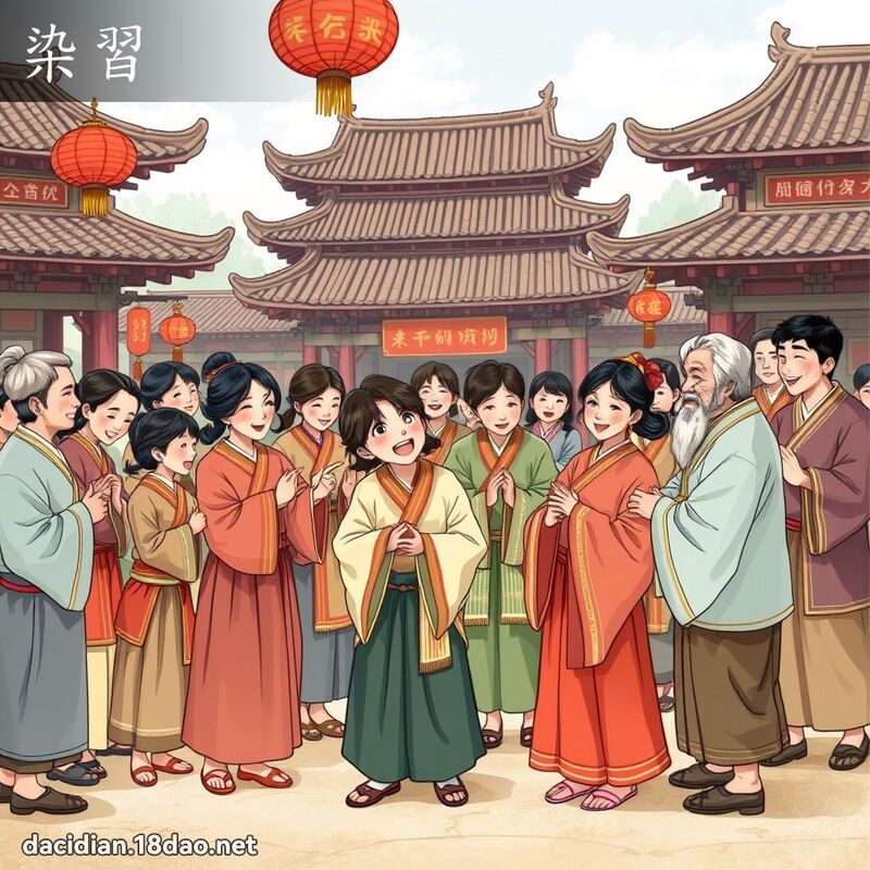 染習 - 國語大辭典配圖