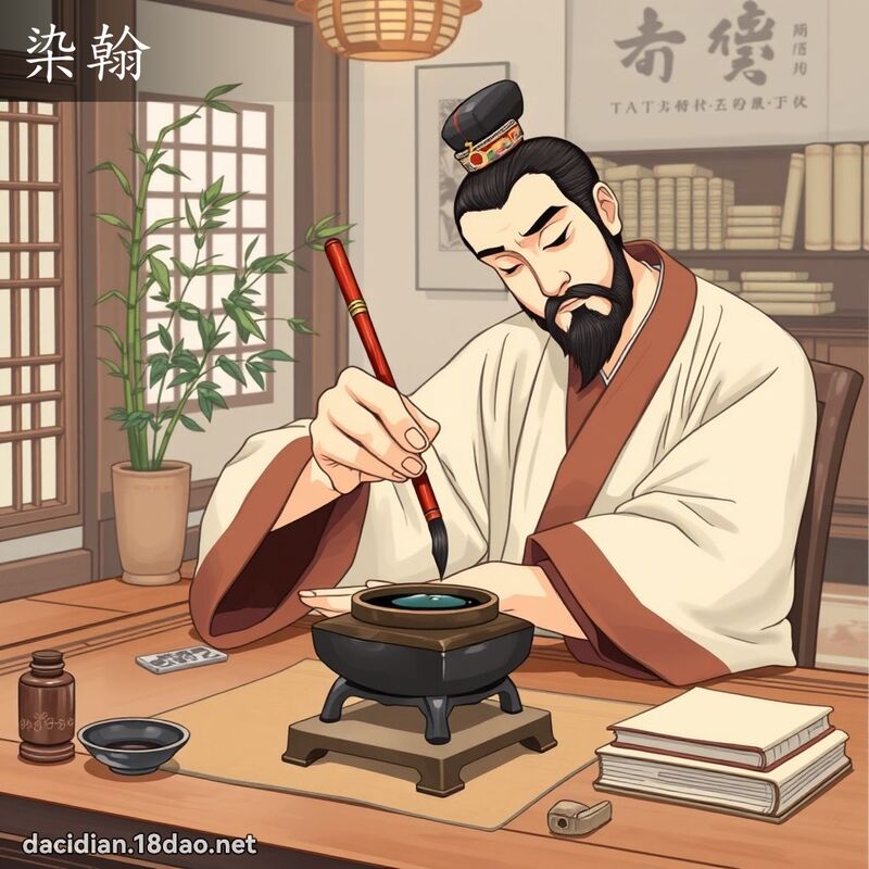 染翰 - 國語大辭典配圖