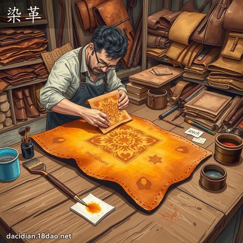 染革 - 國語大辭典配圖