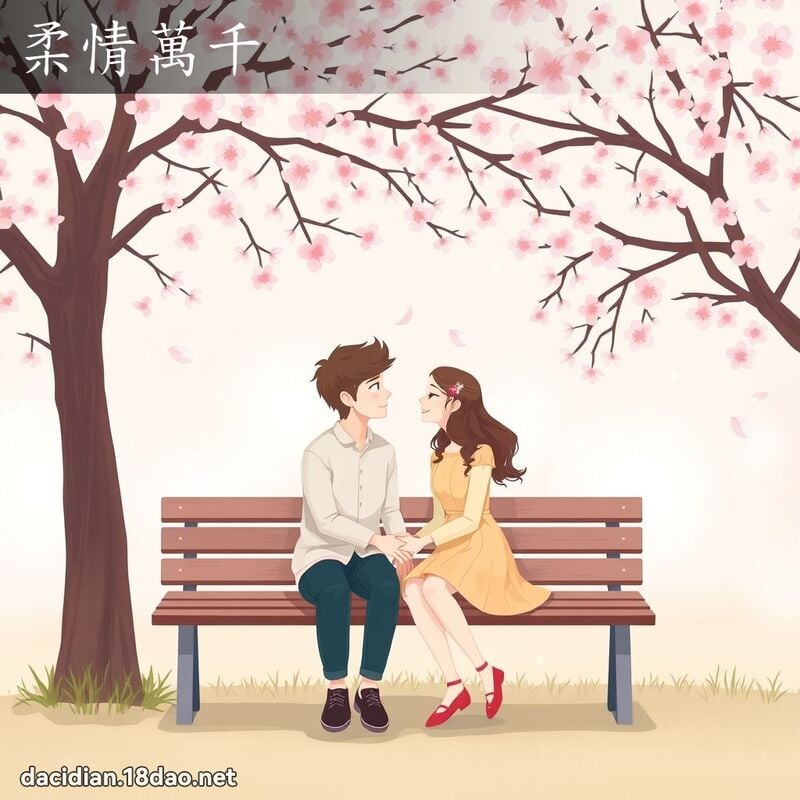 柔情万千 - 国语大辞典配图