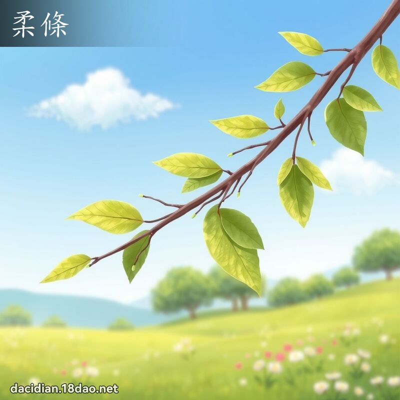 柔條 - 國語大辭典配圖