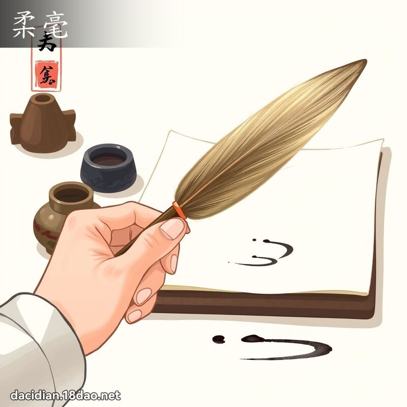 柔毫 - 國語大辭典配圖
