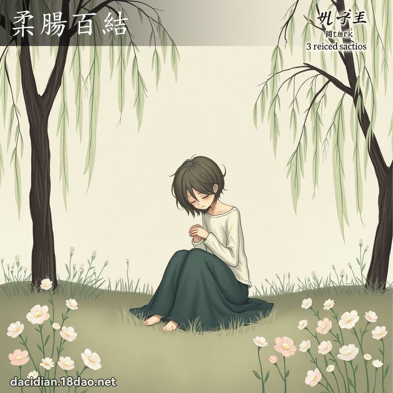 柔腸百結 - 國語大辭典配圖