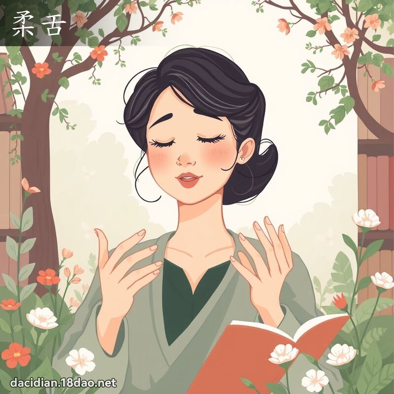 柔舌 - 國語大辭典配圖